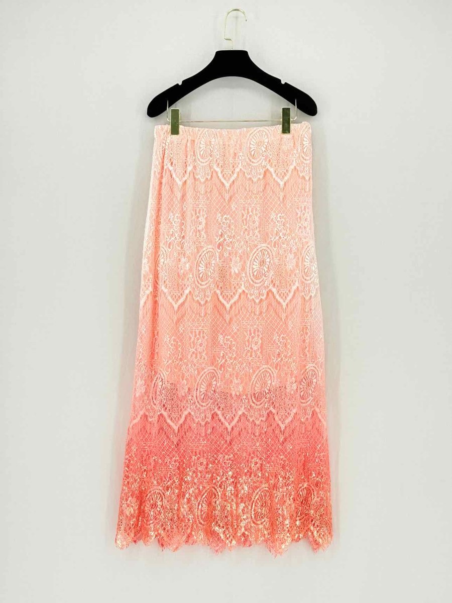Pre - loved SUNCOO Coral Size Small Long Skirt at Reems Closet