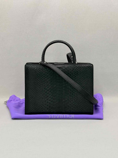 Pre-loved S'UVIMOL Black Tote Bag at Reems Closet
