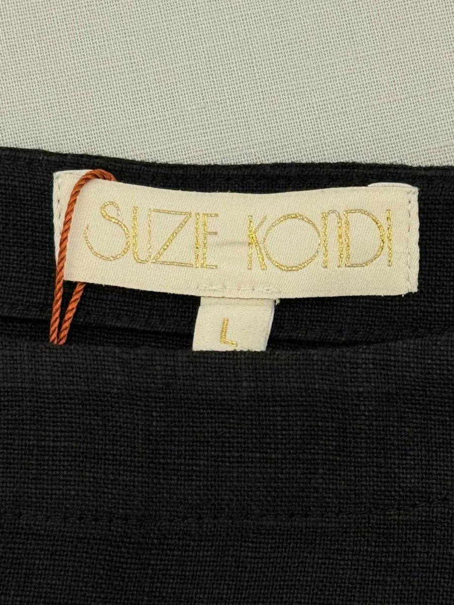 Pre - loved SUZIE KONDI Black Size Large Blouse at Reems Closet