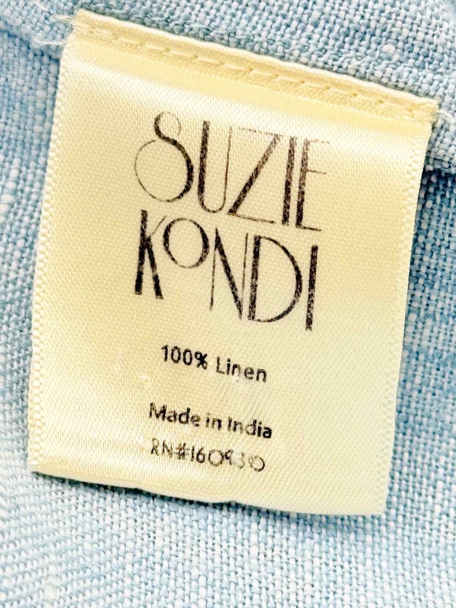Pre - loved SUZIE KONDI Light Blue Size Large Blouse at Reems Closet