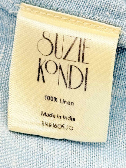 Pre - loved SUZIE KONDI Light Blue Size Large Blouse at Reems Closet