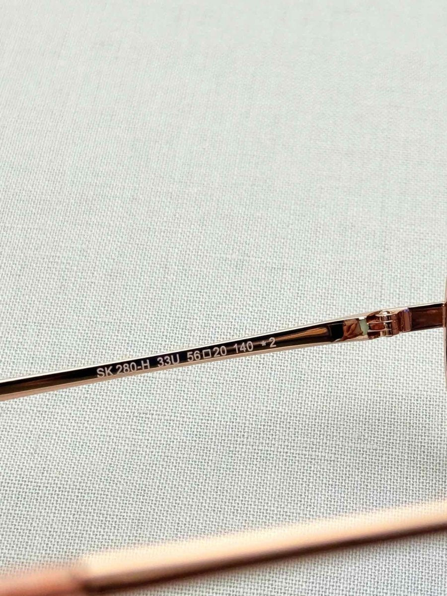 Pre - loved SWAROVSKI Pink Sunglasses at Reems Closet