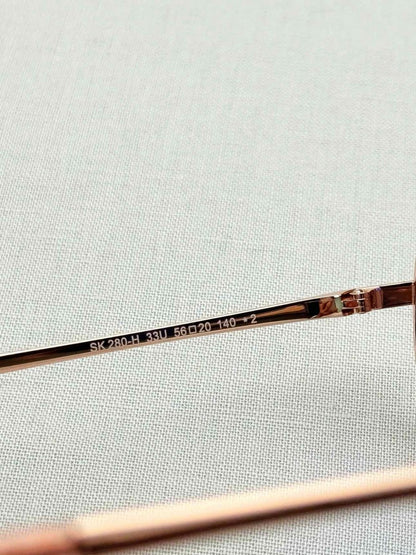 Pre - loved SWAROVSKI Pink Sunglasses at Reems Closet