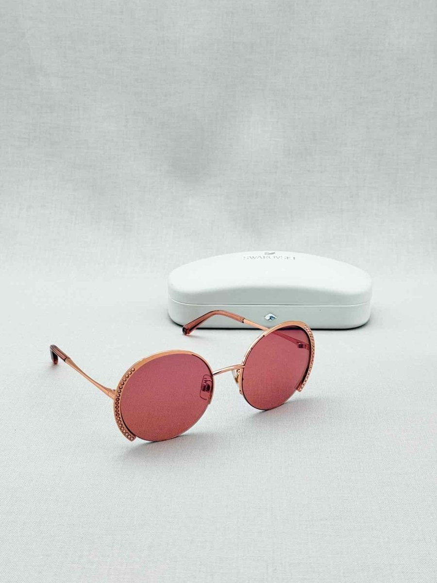 Pre - loved SWAROVSKI Pink Sunglasses at Reems Closet