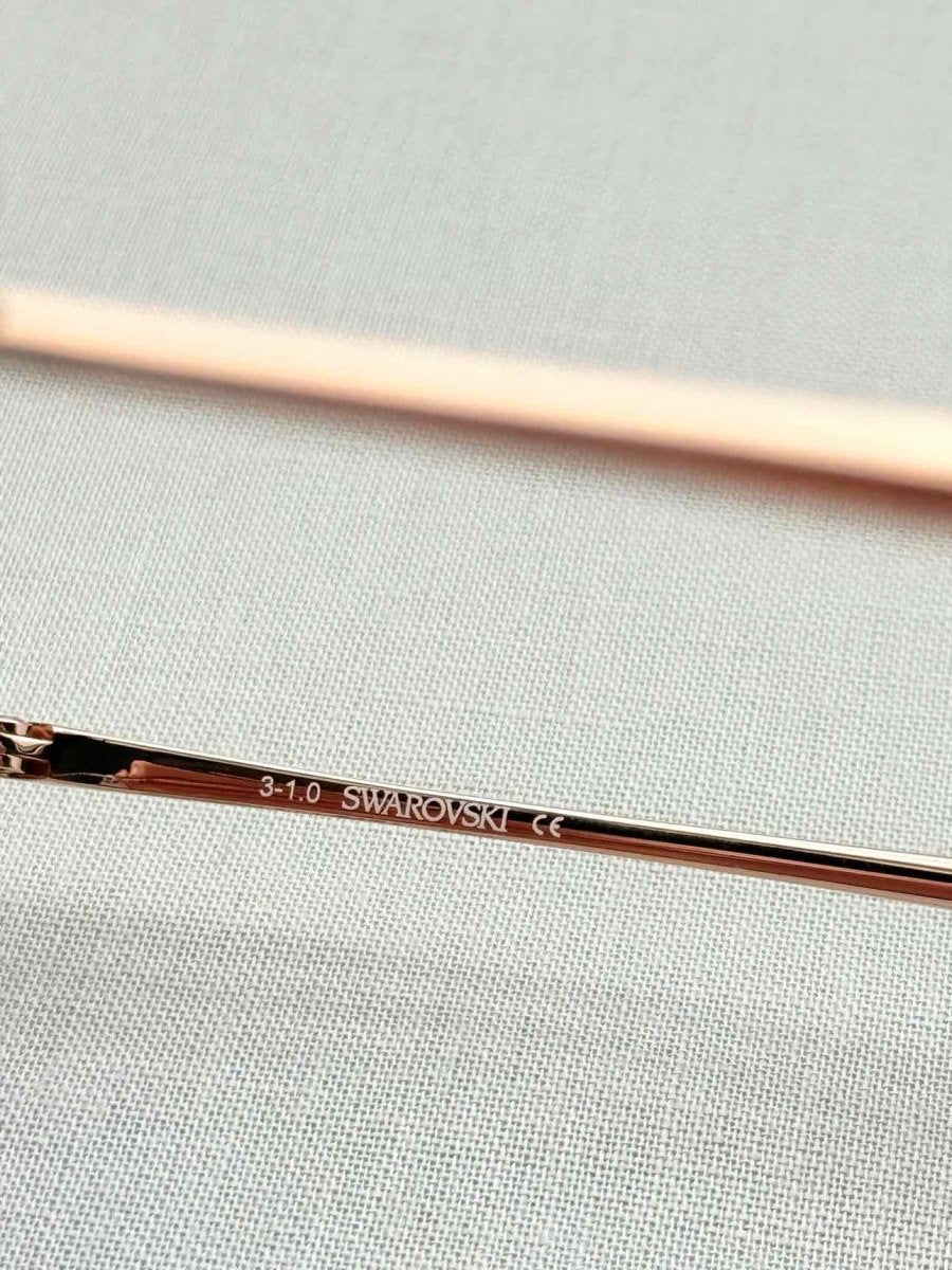 Pre - loved SWAROVSKI Pink Sunglasses at Reems Closet