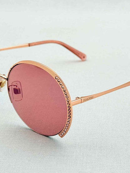 Pre - loved SWAROVSKI Pink Sunglasses at Reems Closet