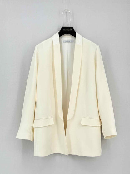Pre - loved T ALEXANDER WANG Beige Size US 2 Blazer at Reems Closet