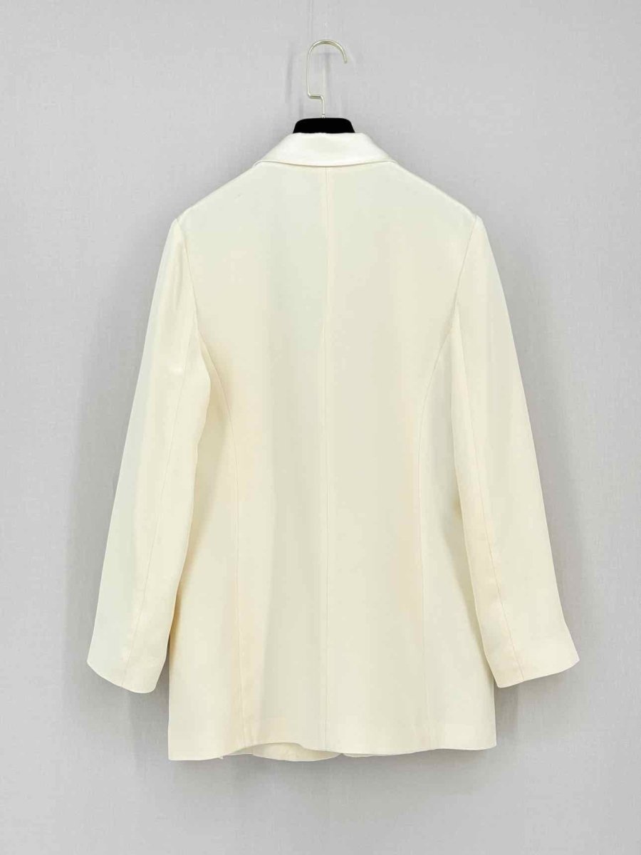 Pre - loved T ALEXANDER WANG Beige Size US 2 Blazer at Reems Closet