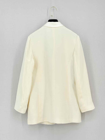 Pre - loved T ALEXANDER WANG Beige Size US 2 Blazer at Reems Closet