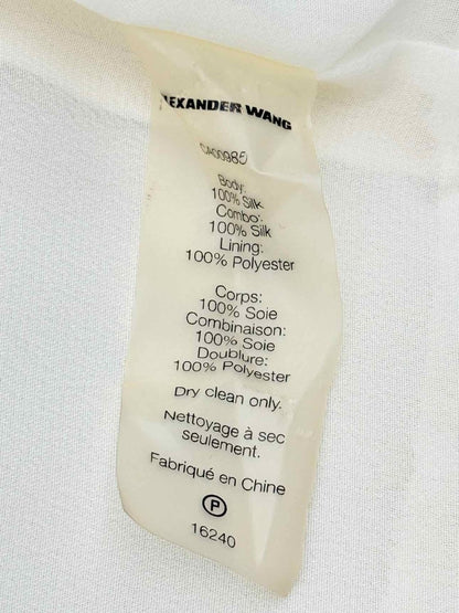 Pre - loved T ALEXANDER WANG Beige Size US 2 Blazer at Reems Closet
