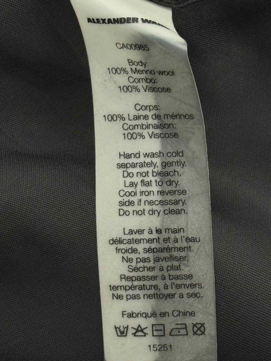 Pre - loved T ALEXANDER WANG Black Size Medium Knee Length Dress at Reems Closet