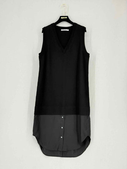 Pre - loved T ALEXANDER WANG Black Size Medium Knee Length Dress at Reems Closet