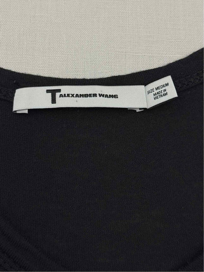 Pre - loved T ALEXANDER WANG Black Size Medium Tank Top at Reems Closet