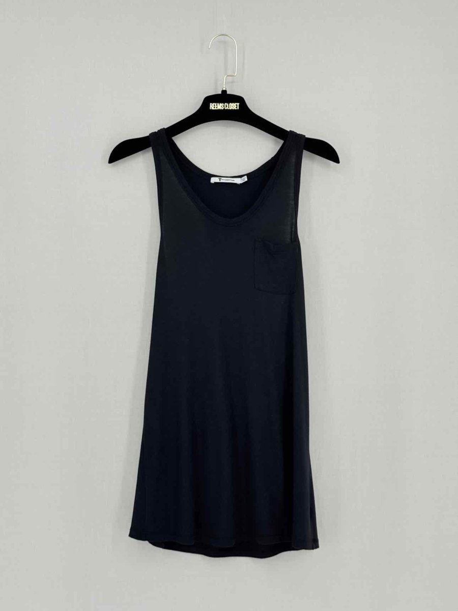Pre - loved T ALEXANDER WANG Black Size Medium Tank Top at Reems Closet