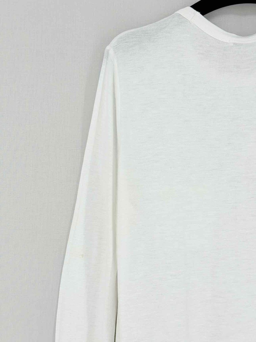 Pre - loved T ALEXANDER WANG Longsleeved White Size XSmall T-shirt at Reems Closet