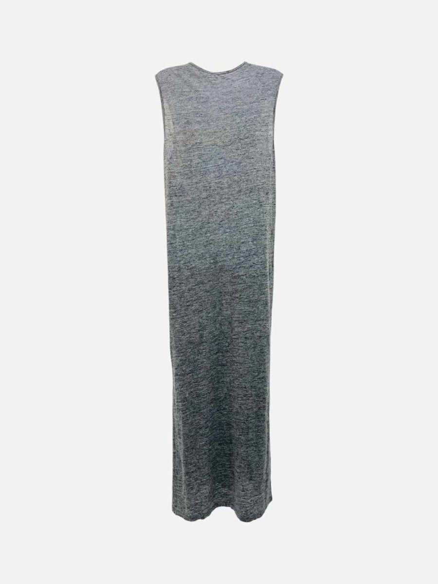 Pre - loved T ALEXANDER WANG Sleeveless Grey Midi Dress at Reems Closet