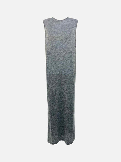 Pre - loved T ALEXANDER WANG Sleeveless Grey Midi Dress at Reems Closet