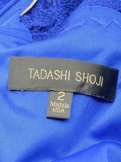 Pre - loved TADASHI SHOJI Blue Size US 2 Long Dress at Reems Closet