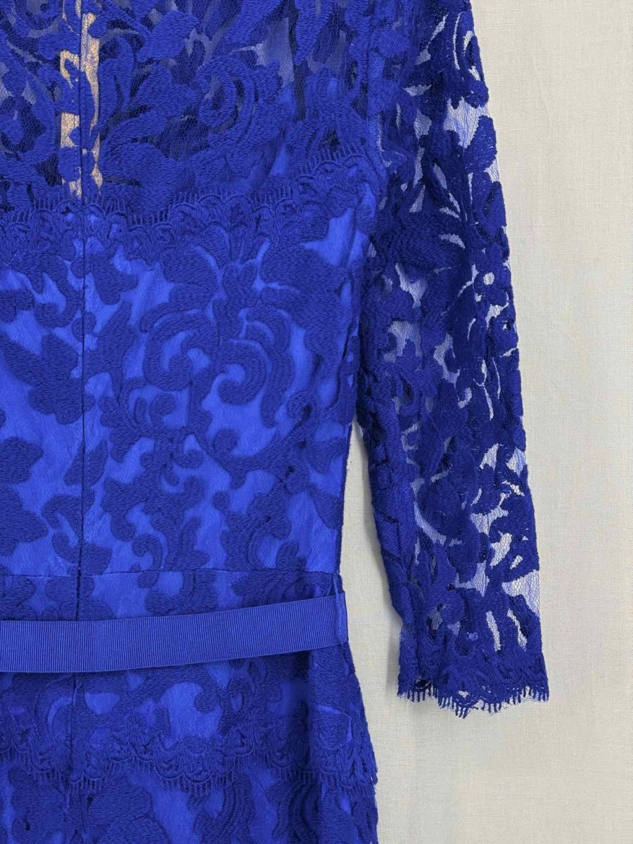 Pre - loved TADASHI SHOJI Blue Size US 2 Long Dress at Reems Closet