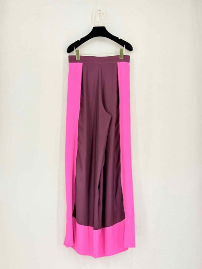 Pre-loved TALLER MARMO Pink & Burgundy Colorblock Size US 6 Pants at Reems Closet