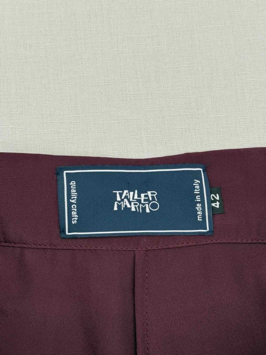 Pre-loved TALLER MARMO Pink & Burgundy Colorblock Size US 6 Pants at Reems Closet