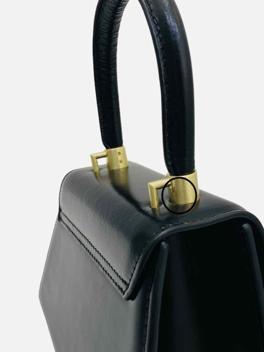 Pre - loved TAMMY & BENJAMIN Cubist Black Shoulder Bag at Reems Closet