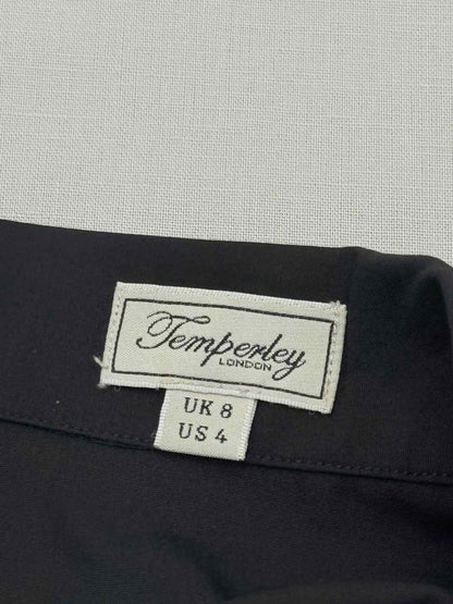 Pre - loved TEMPERLEY Black Size US 4 Top at Reems Closet