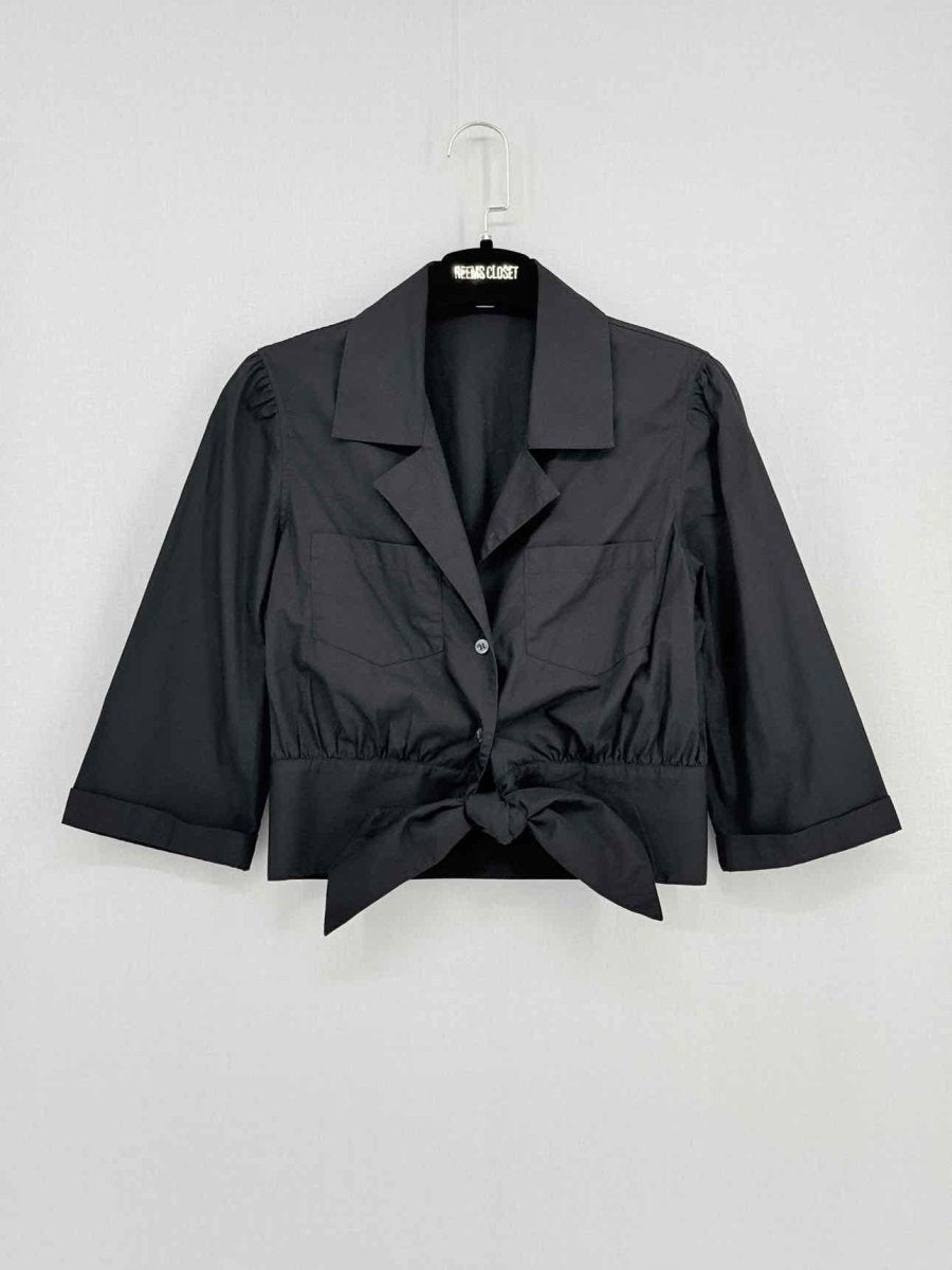 Pre - loved TEMPERLEY Black Size US 4 Top at Reems Closet