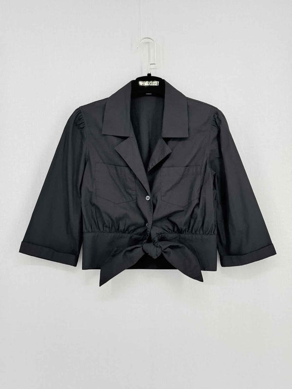 Pre - loved TEMPERLEY Black Size US 4 Top at Reems Closet