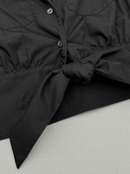 Pre - loved TEMPERLEY Black Size US 4 Top at Reems Closet