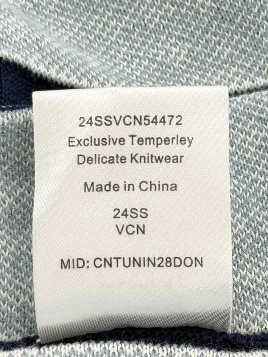 Pre - loved TEMPERLEY Blue Multicolor Size XSmall Midi Dress at Reems Closet