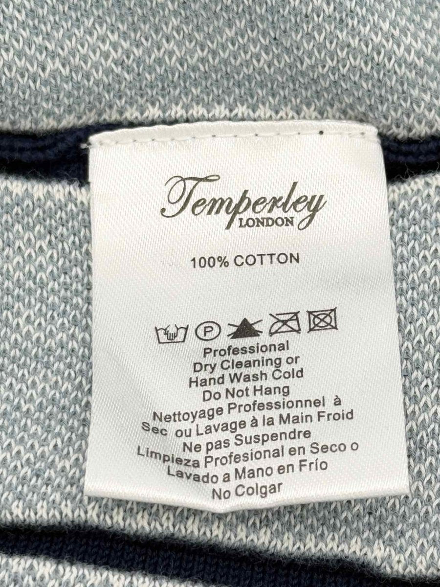 Pre - loved TEMPERLEY Blue Multicolor Size XSmall Midi Dress at Reems Closet