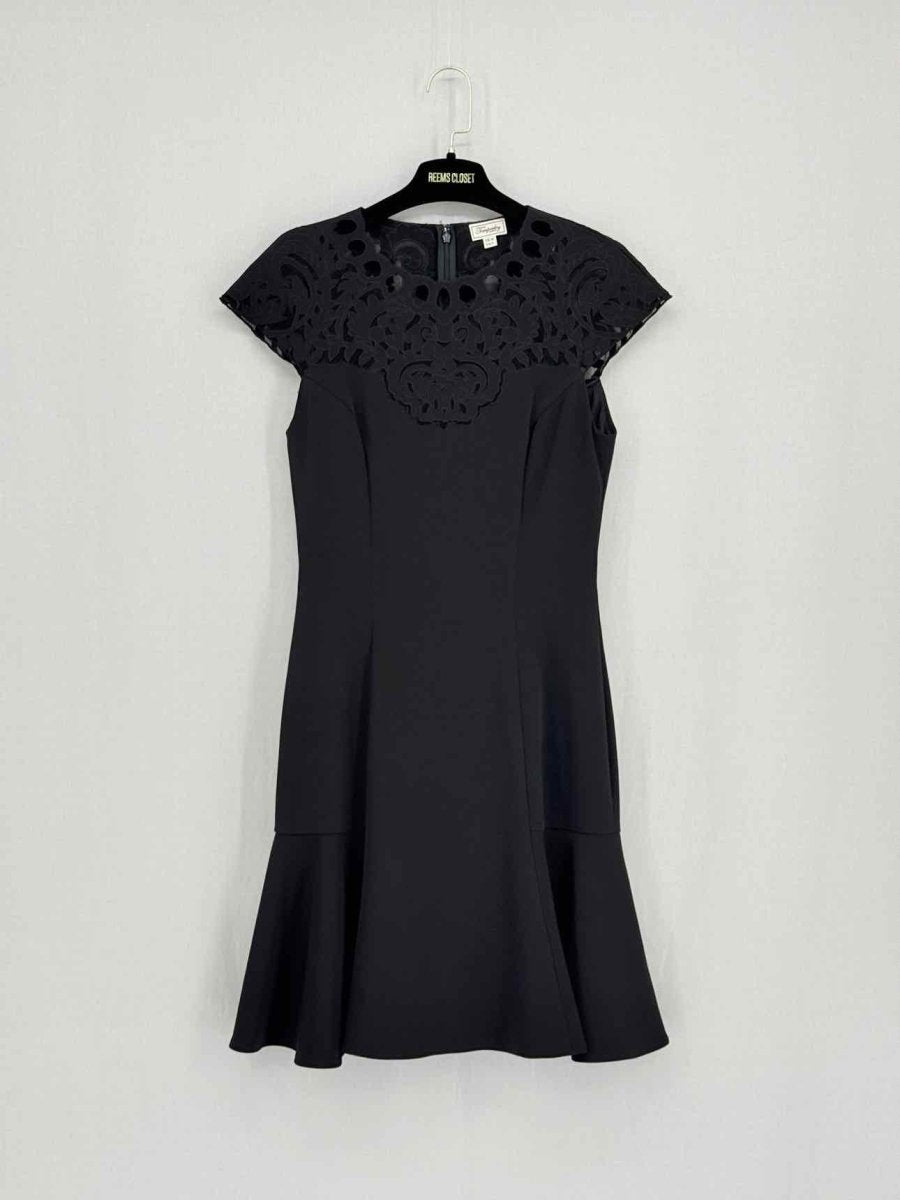 Pre - loved TEMPERLEY LONDON Black Size US 6 Short Dress at Reems Closet