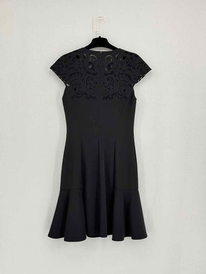 Pre - loved TEMPERLEY LONDON Black Size US 6 Short Dress at Reems Closet