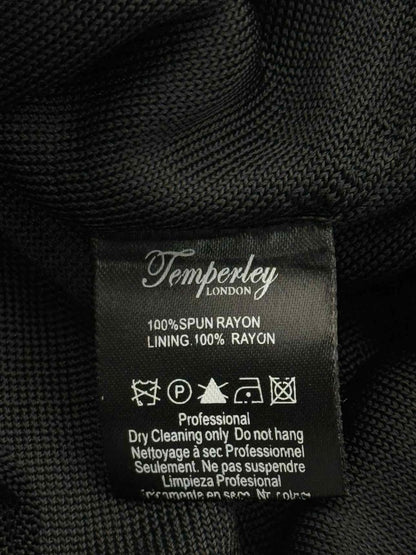 Pre - loved TEMPERLEY LONDON Black Size XSmall Long Dress at Reems Closet