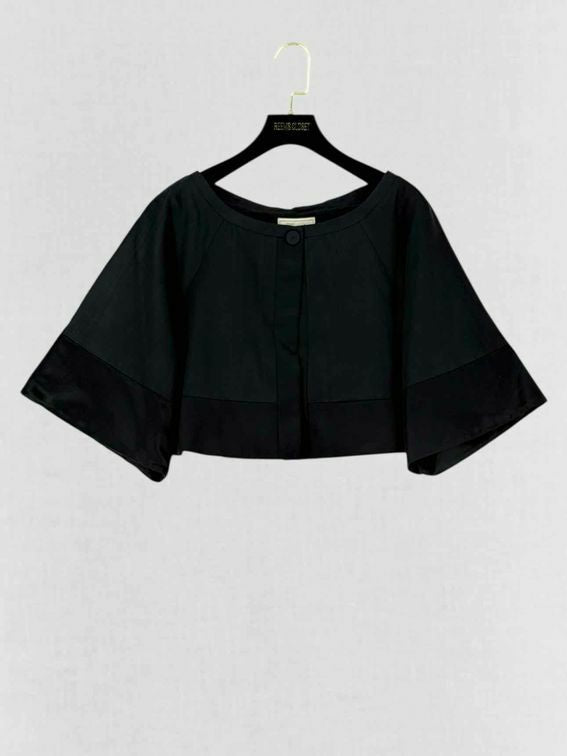 Pre - loved TEMPERLEY LONDON PALAIS Black Jacket US10 at Reems Closet