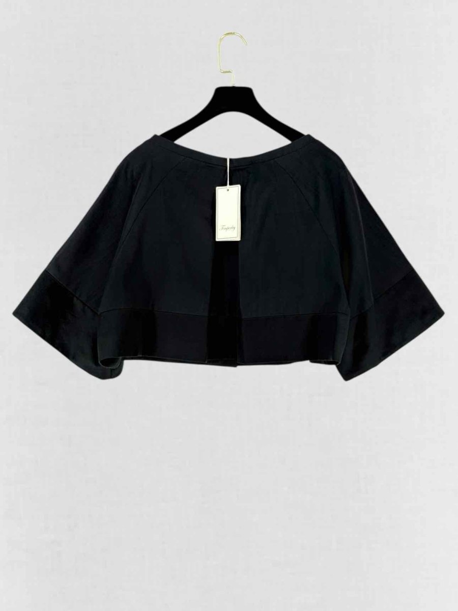 Pre - loved TEMPERLEY LONDON PALAIS Black Jacket US10 at Reems Closet