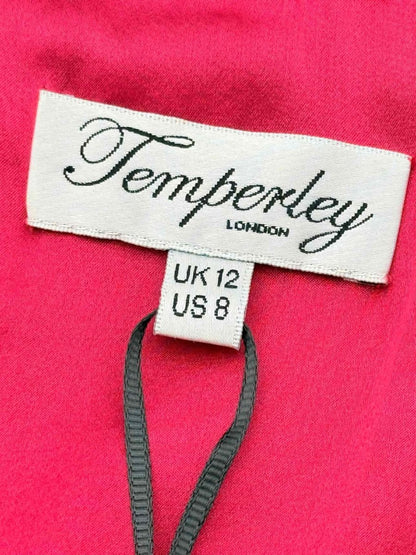 Pre - loved TEMPERLEY LONDON Ursula Fuchsia Size US 8 Long Dress at Reems Closet