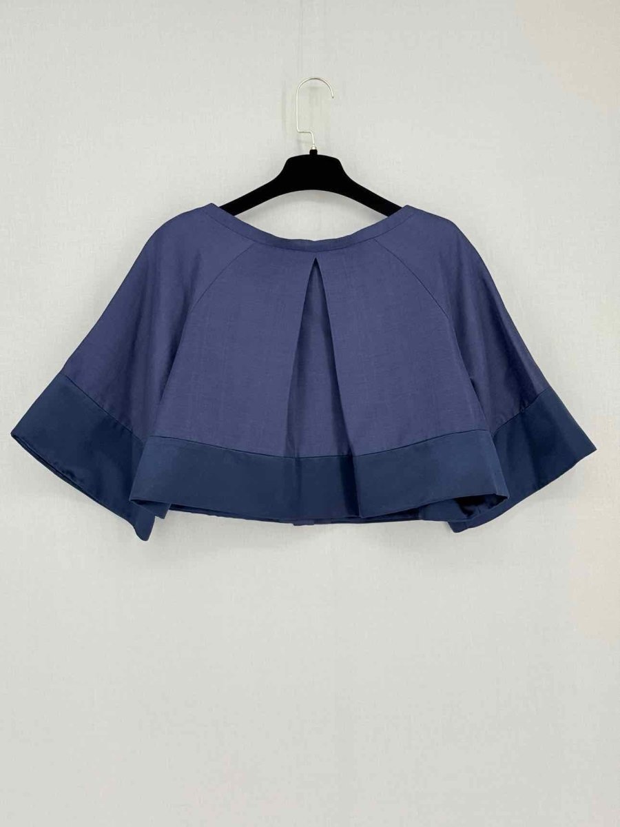 Pre-loved TEMPERLEY Palais Blue Size US 10 Jacket at Reems Closet