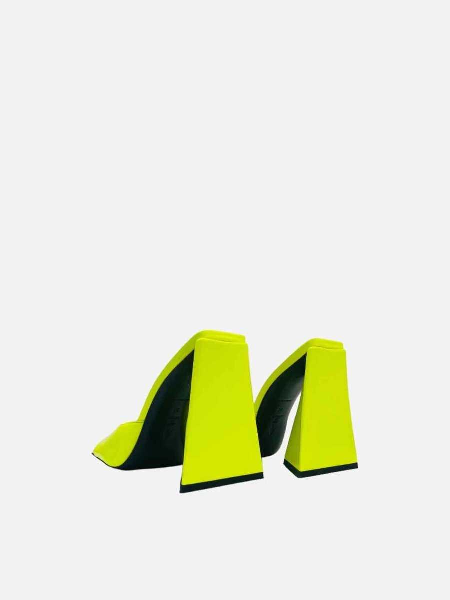 Pre - loved THE ATTICO Devon Yellow Size EU 38 Mules at Reems Closet