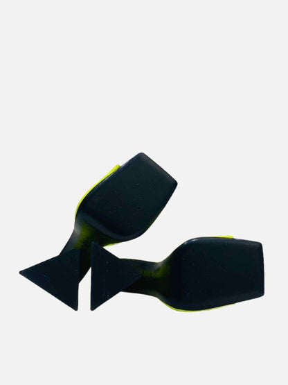 Pre - loved THE ATTICO Devon Yellow Size EU 38 Mules at Reems Closet