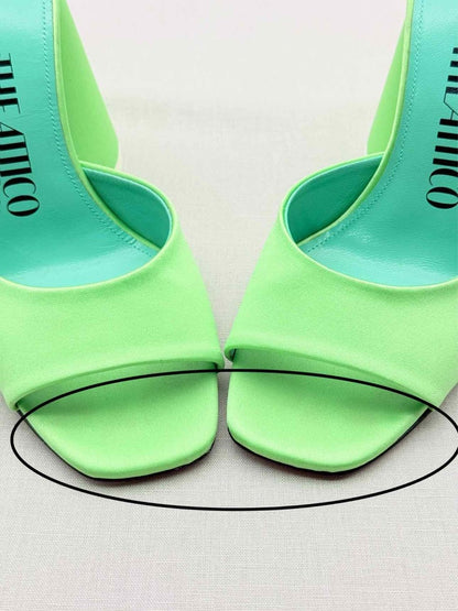 Pre - loved THE ATTICO Luz Green Size EU 36 Heeled Sandals at Reems Closet