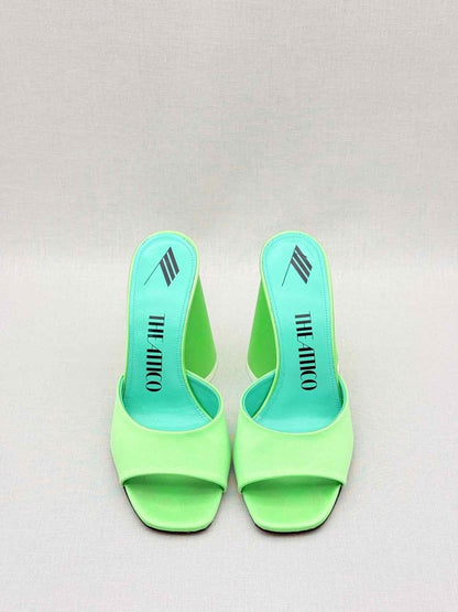 Pre - loved THE ATTICO Luz Green Size EU 36 Heeled Sandals at Reems Closet