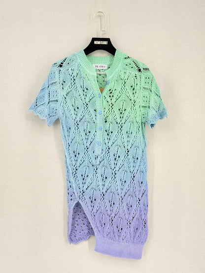 Pre-loved THE ATTICO Purple Multicolor Size US 4 Top at Reems Closet