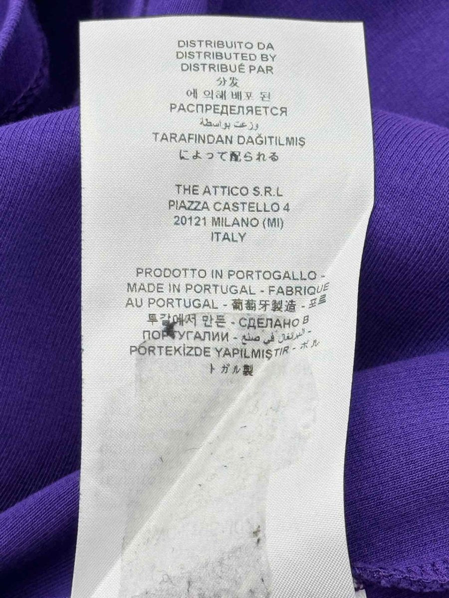 Pre - loved THE ATTICO Purple Size US 2 T-shirt at Reems Closet
