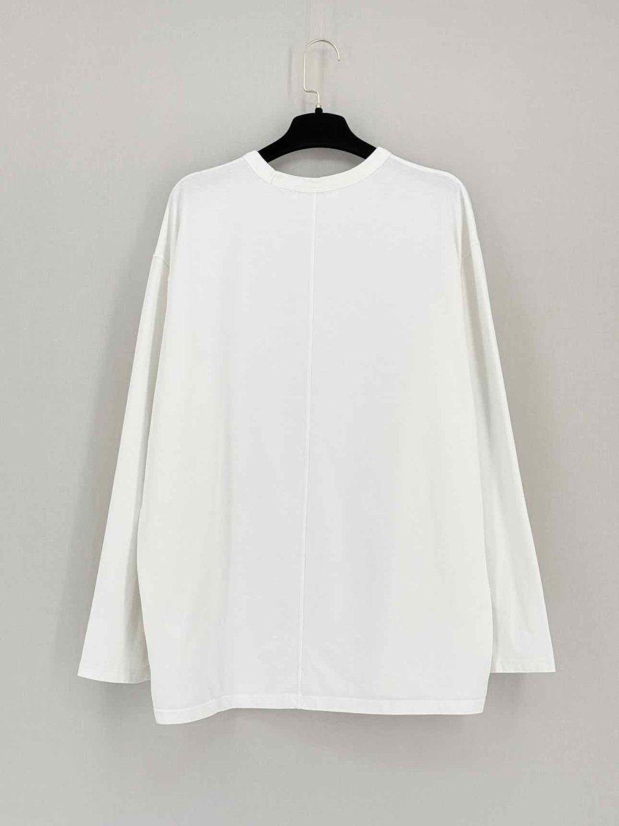 Pre - loved THE FRANKIE SHOP Bennett White Size Large T-shirt at Reems Closet