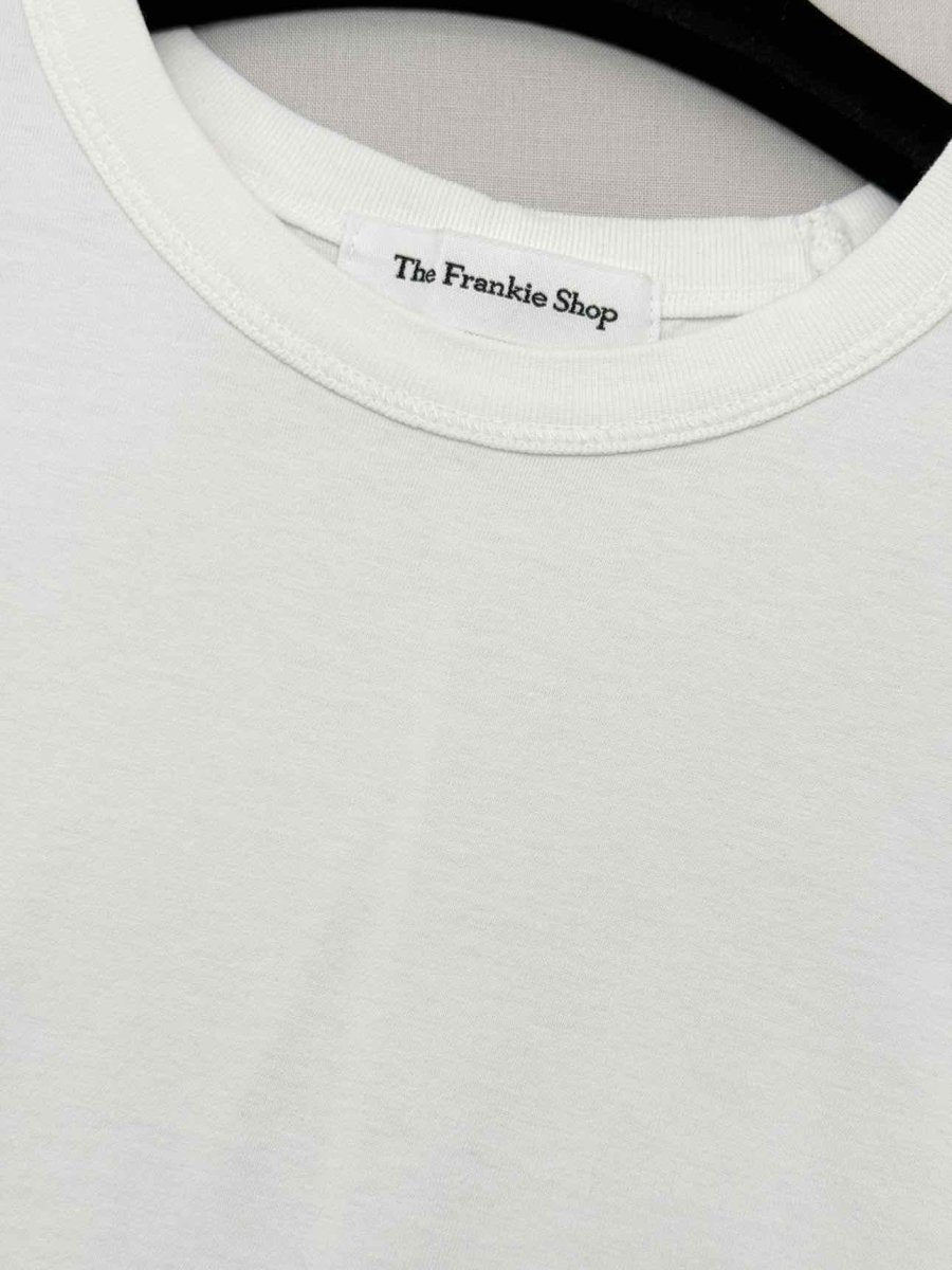Pre - loved THE FRANKIE SHOP Bennett White Size Large T-shirt at Reems Closet