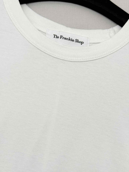 Pre - loved THE FRANKIE SHOP Bennett White Size Large T-shirt at Reems Closet