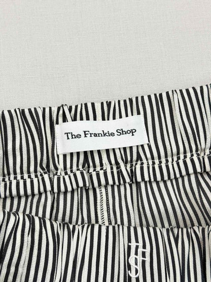Pre-loved THE FRANKIE SHOP Lui Boxer Striped Size Medium Shorts at Reems Closet