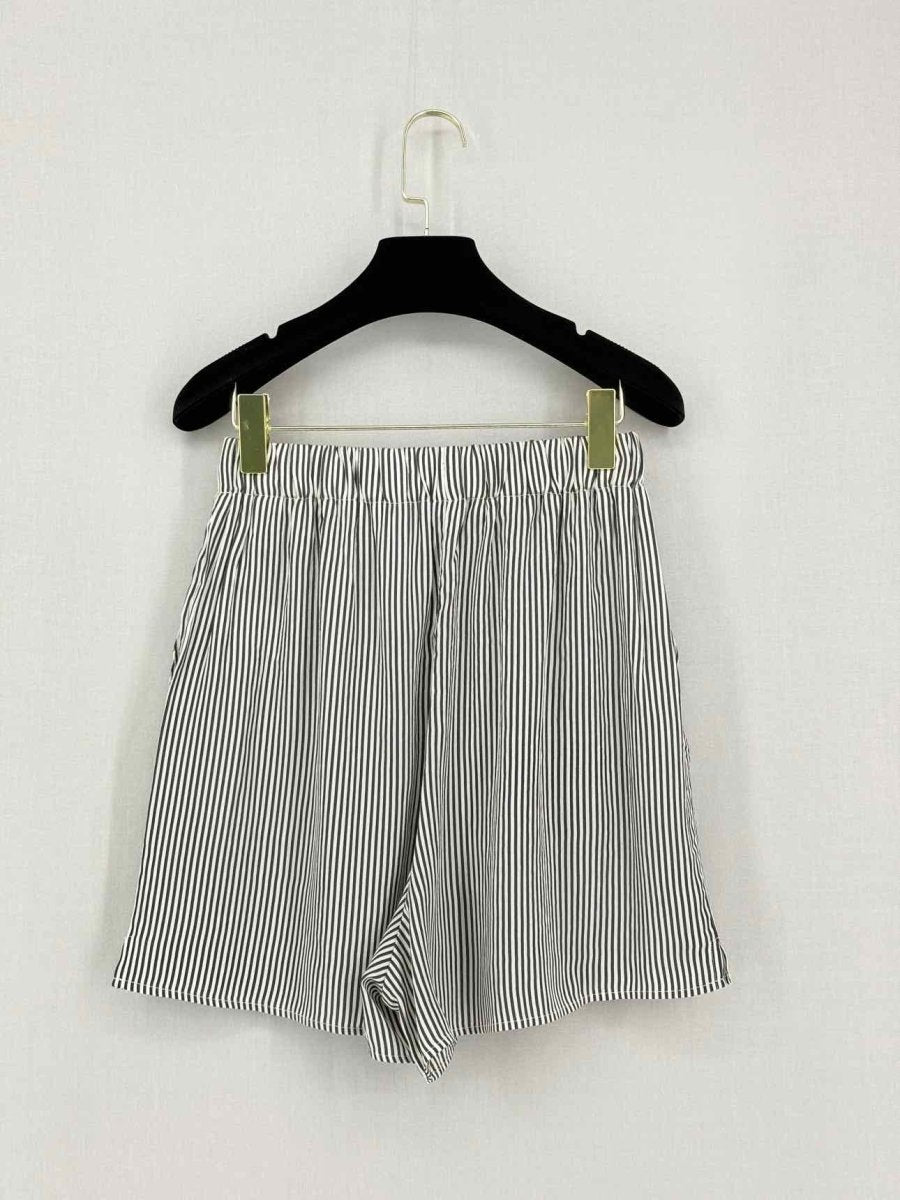 Pre-loved THE FRANKIE SHOP Lui Boxer Striped Size Medium Shorts at Reems Closet